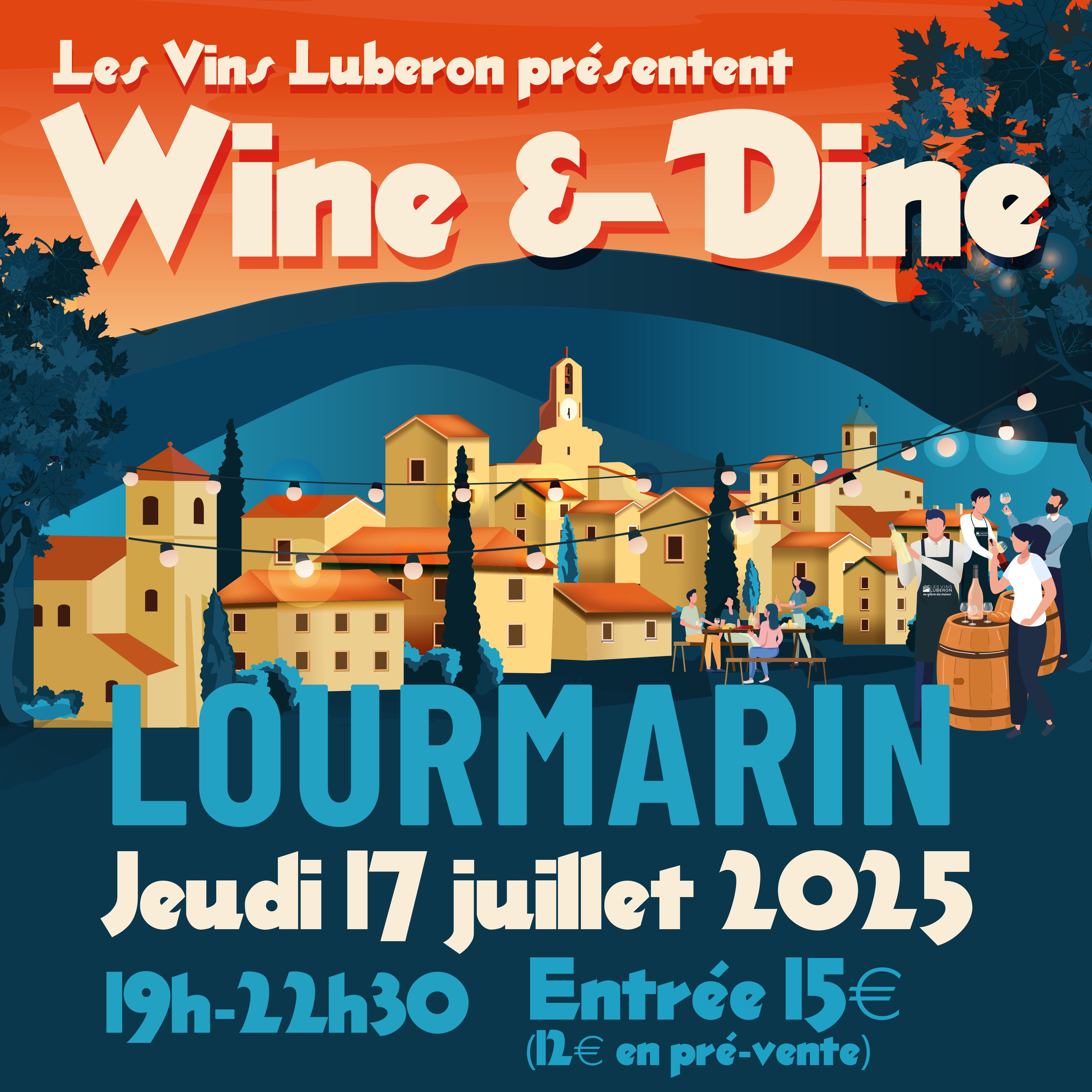 AFFICHE WINE DINE