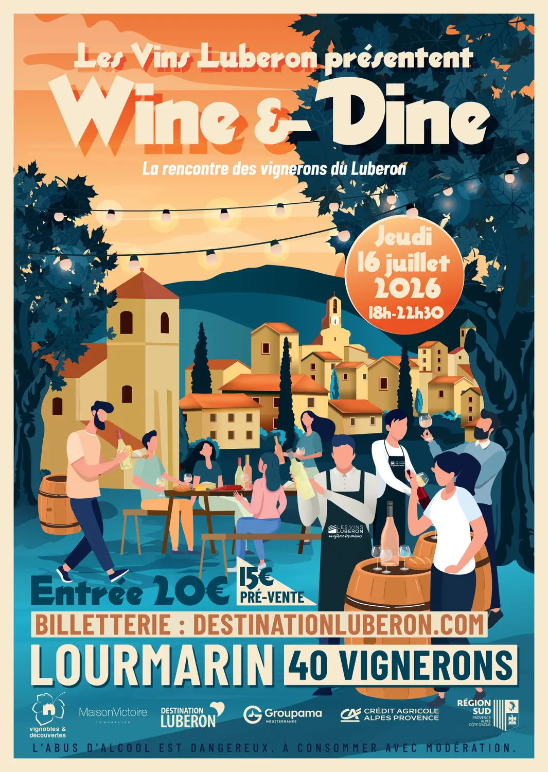 Le Wine & Dine est de retour le 17/07/2026